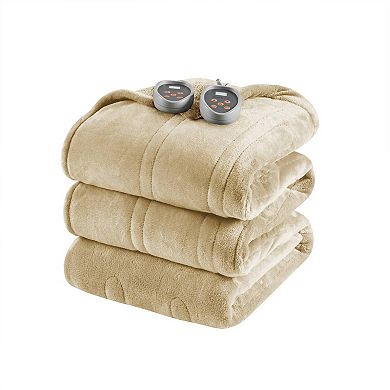 Beautyrest Microlight to Berber Reversible Heated Blanket