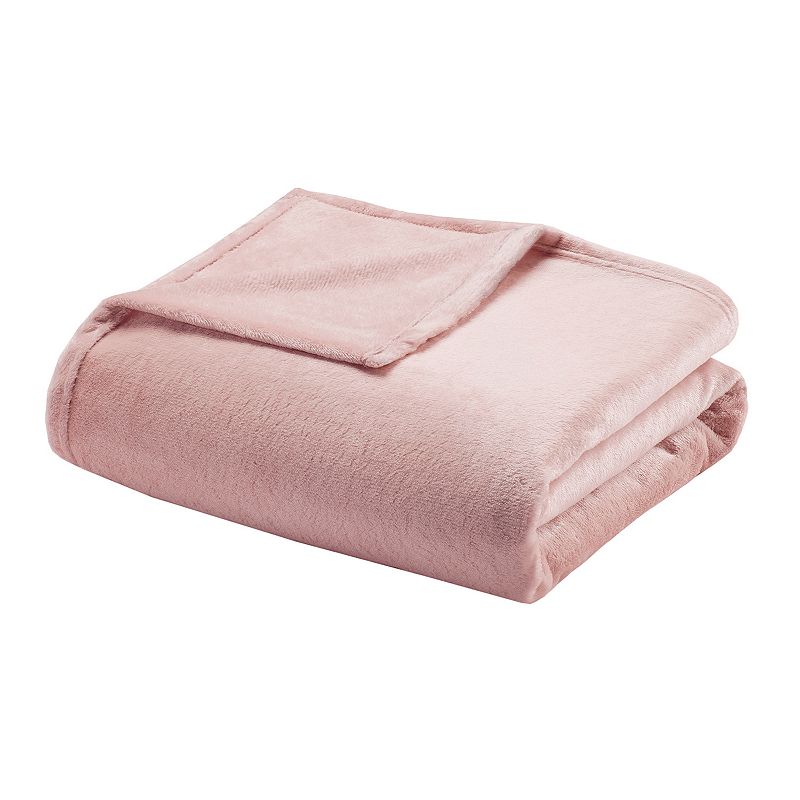 Madison Park Microlight Blanket, Med Pink, Twin