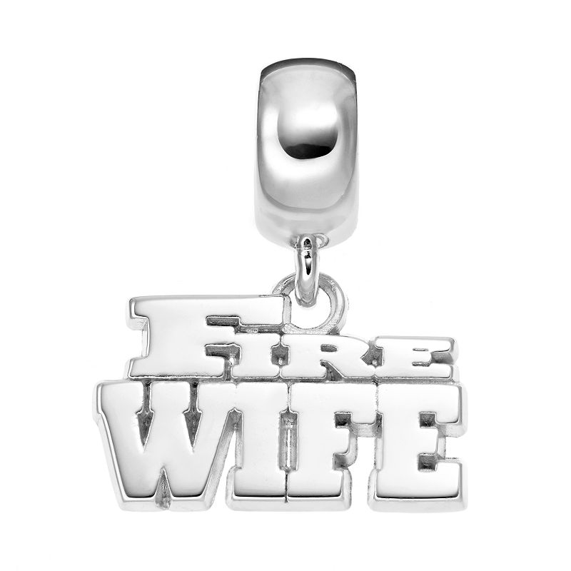 Insignia Collection Sterling Silver Fire Wife Charm, Womens, Multicol