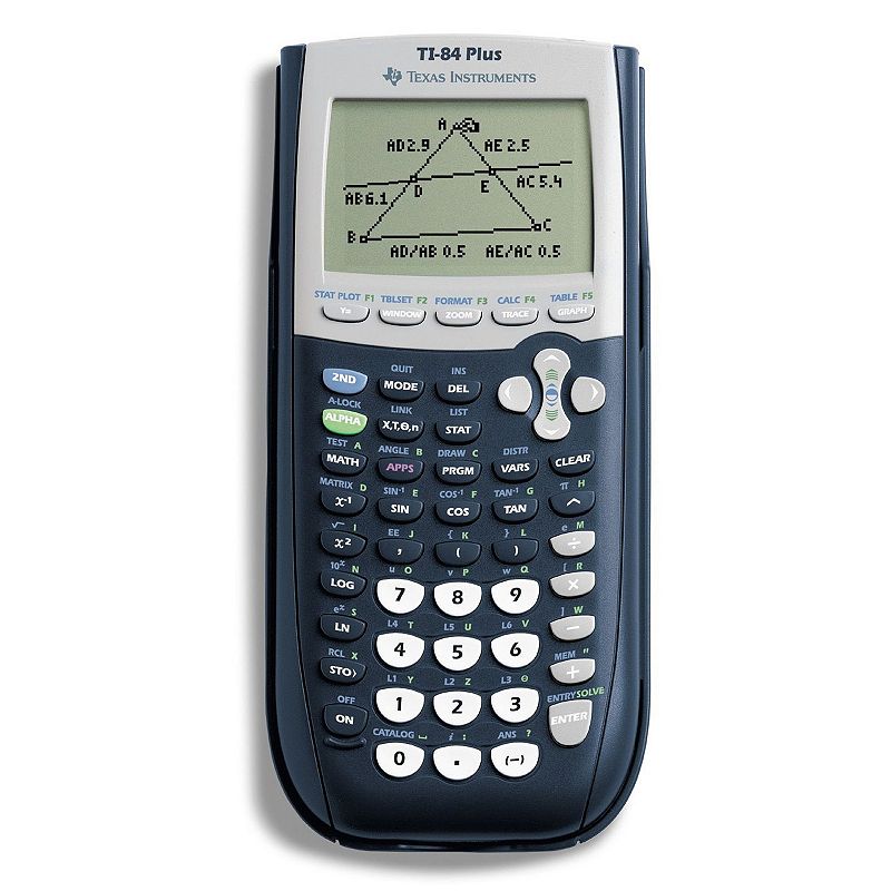 Texas Instruments - TI-84 Plus Graphing Calculator - Blue