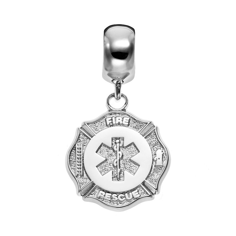 Insignia Collection Sterling Silver Maltese Cross and Star of Life Charm, W