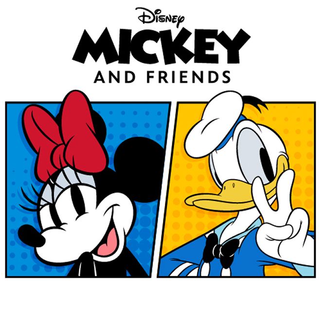 Mickey and friends