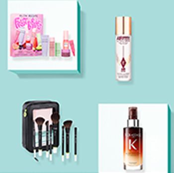 Image of four best selling beauty products