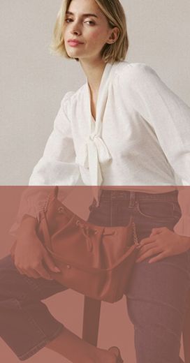 Woman wearing Lauren Conrad clothing