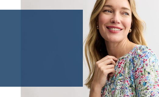 woman wearing a multicolored shirt