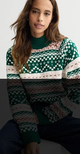 Woman wearing Sonoma brand clothing