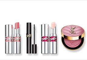 Asssortment of Yves Saint Laurent products.