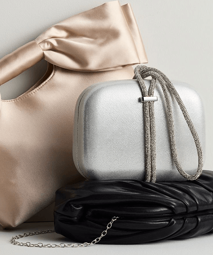 Group of handbags and purses