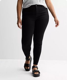 Woman wearing juniors’ plus-size clothing