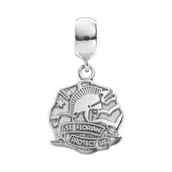 Insignia Collection Sterling Silver St. Florian Charm