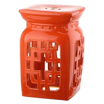 Safavieh Filigree Ceramic Garden Stool