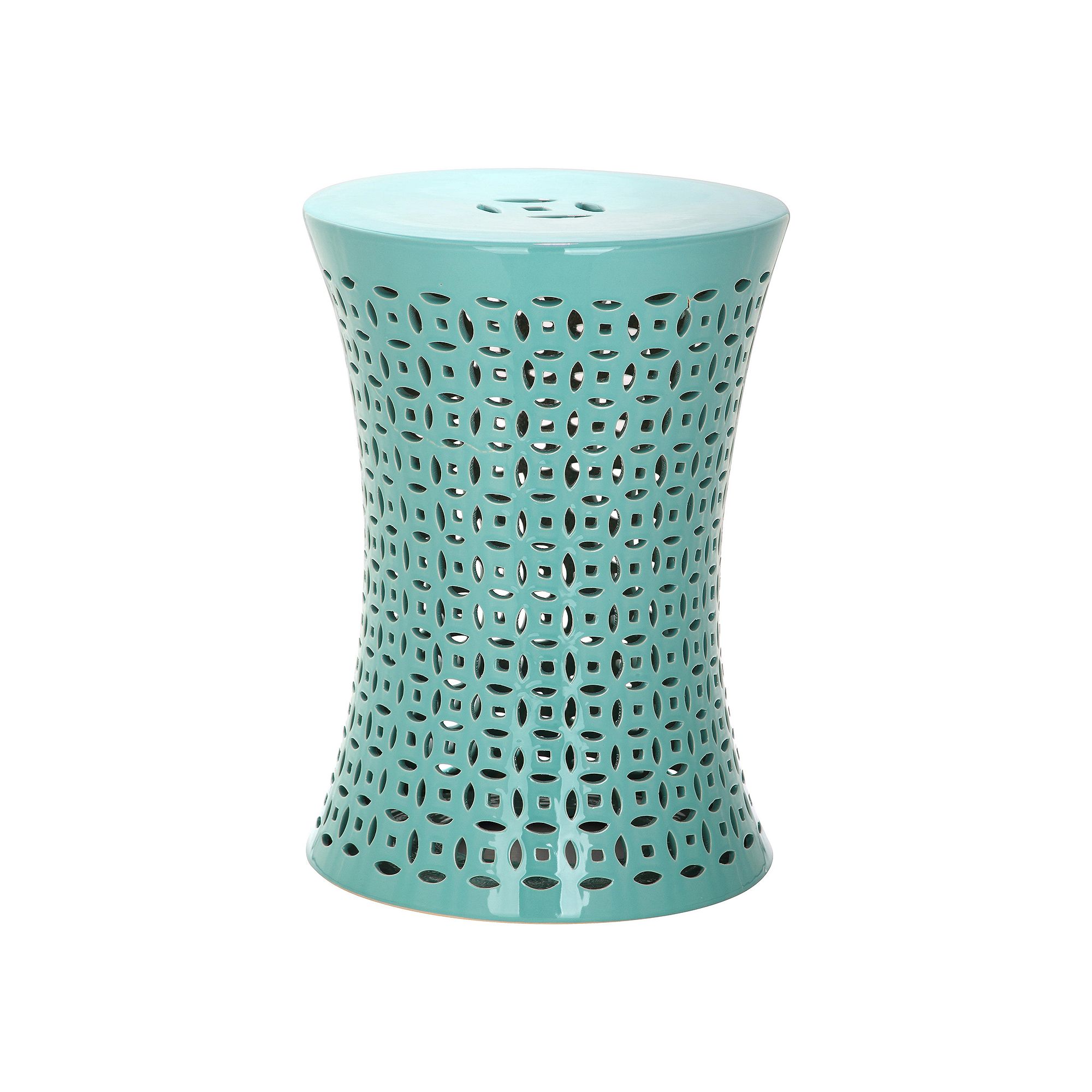 Safavieh Camilla Ceramic Garden Stool, Blue
