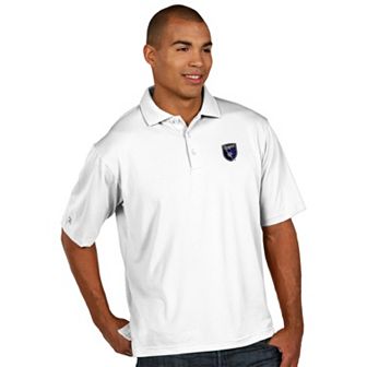 Men's Antigua San Jose Earthquakes Xtra-Lite Desert-Dry Pique Performance Polo