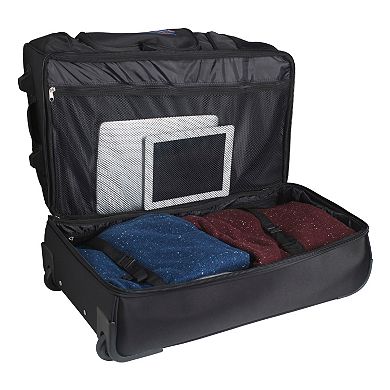 Fresno State Bulldogs 26-in. Wheeled Drop-Bottom Duffel Bag