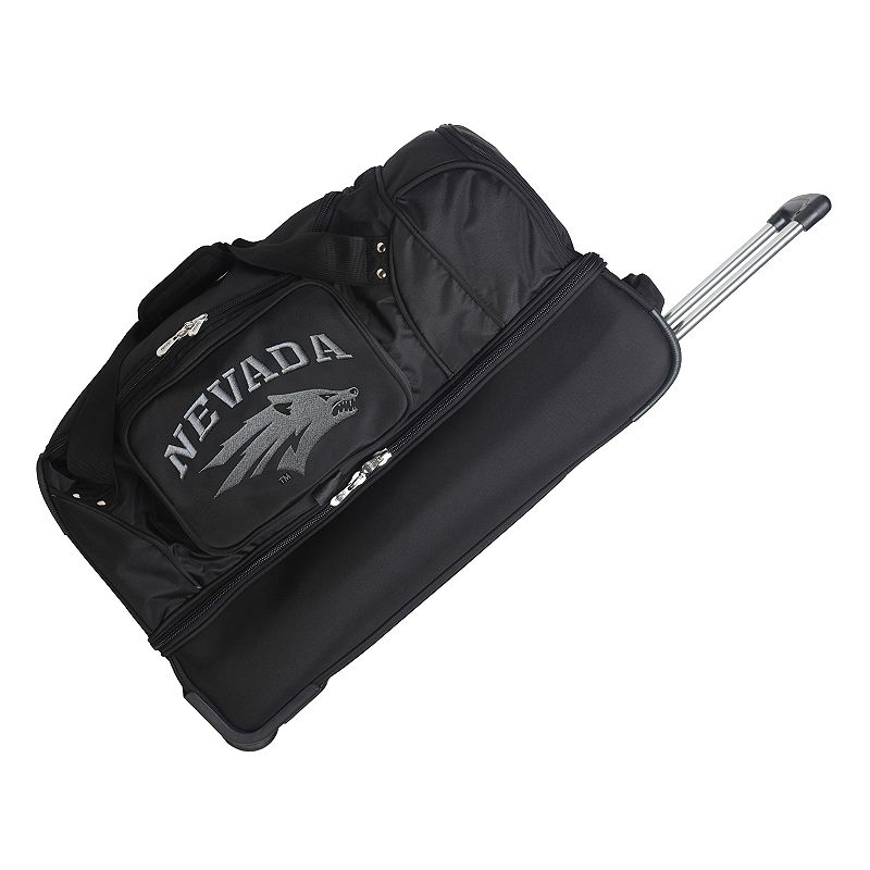 Nevada Wolf Pack 26-in. Wheeled Drop-Bottom Duffel Bag, Nev Black