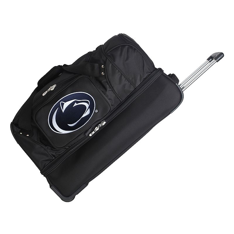 Penn State Nittany Lions 26-in. Wheeled Drop-Bottom Duffel Bag, Black