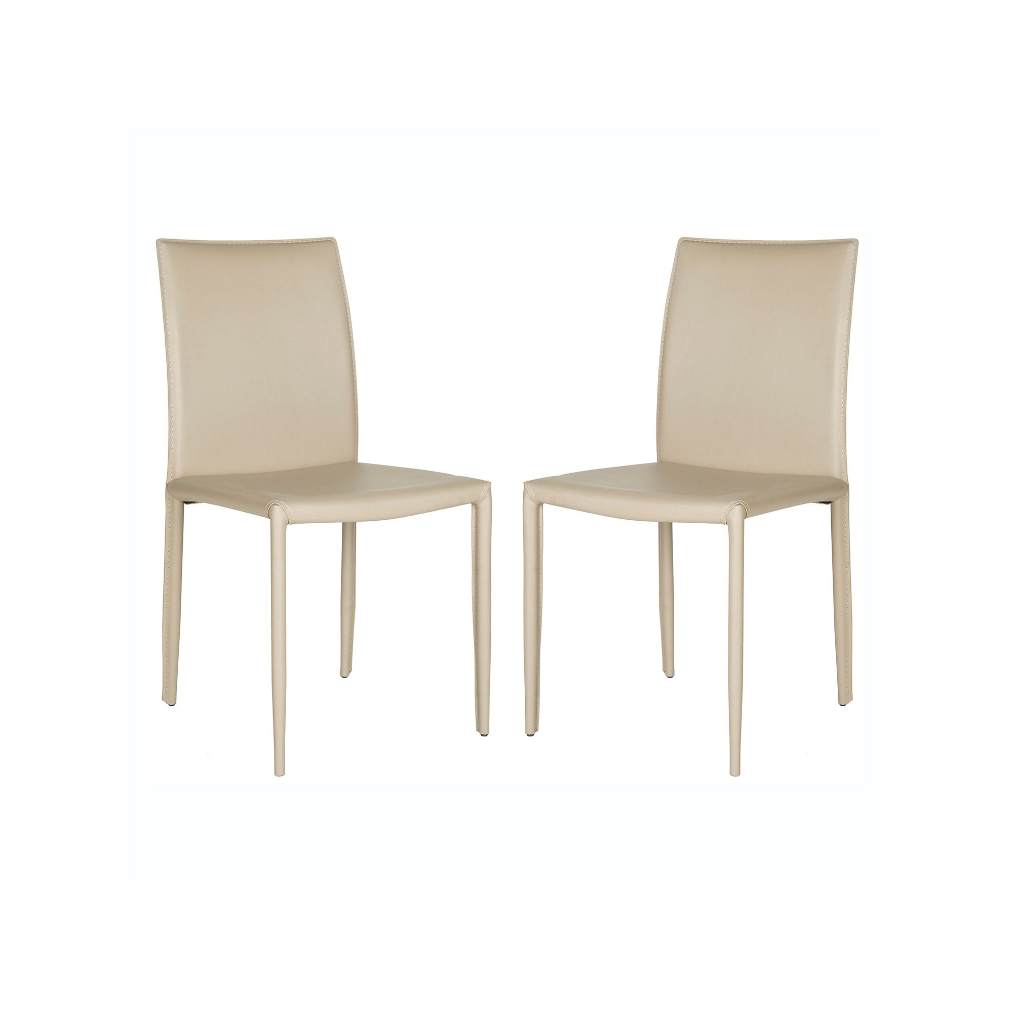 Safavieh 2-piece Karna Dining Chair Set, Light Gray