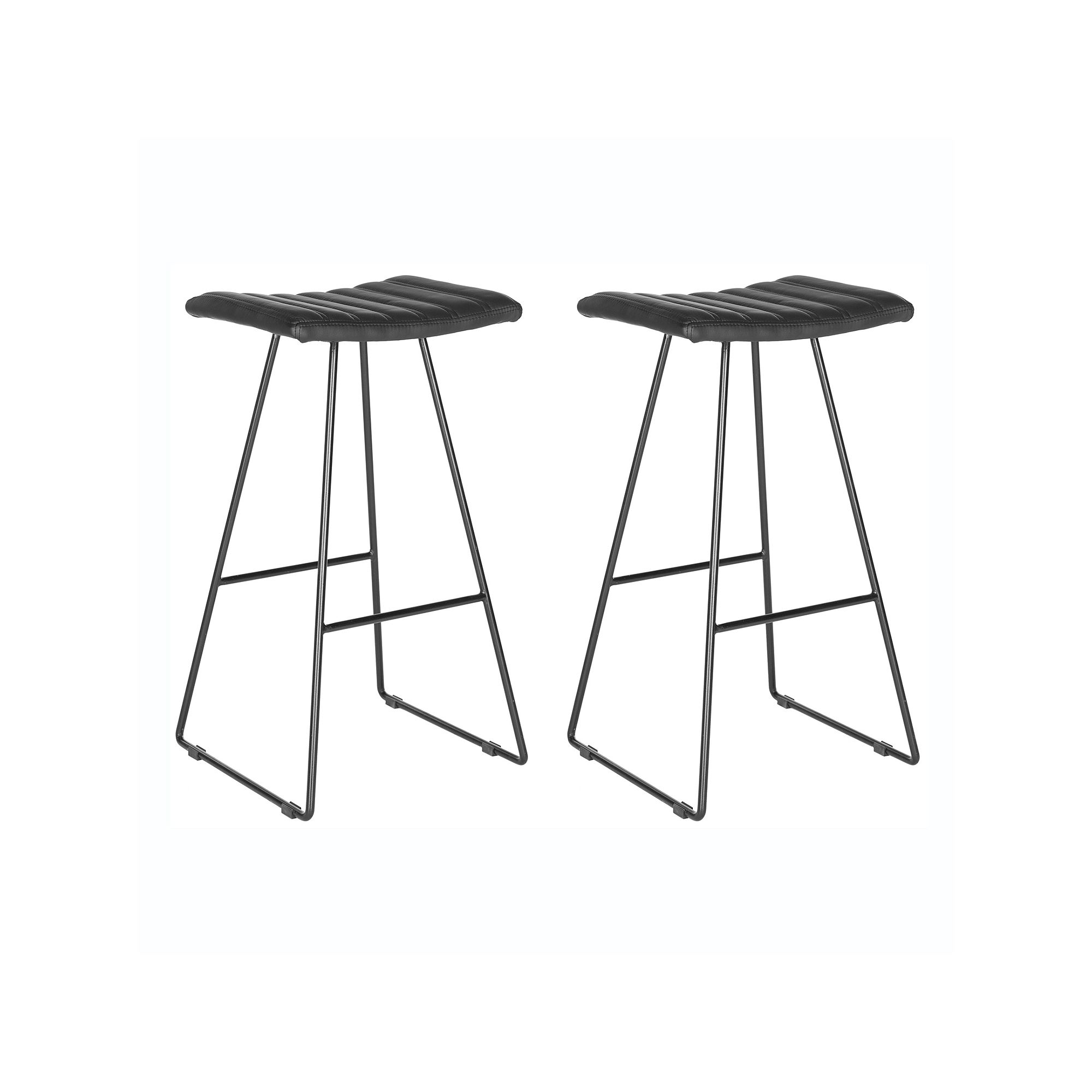 Safavieh 2-piece Akito Bar Stool Set, Black