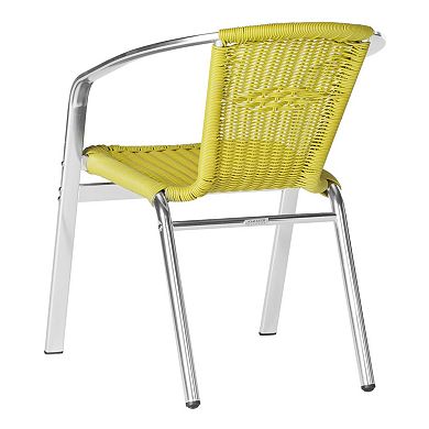 Safavieh Wrangell Indoor / Outdoor Stacking Chair 2-piece Set 