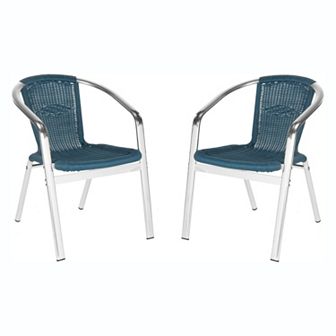 Safavieh Wrangell Indoor / Outdoor Stacking Chair 2 pc Set