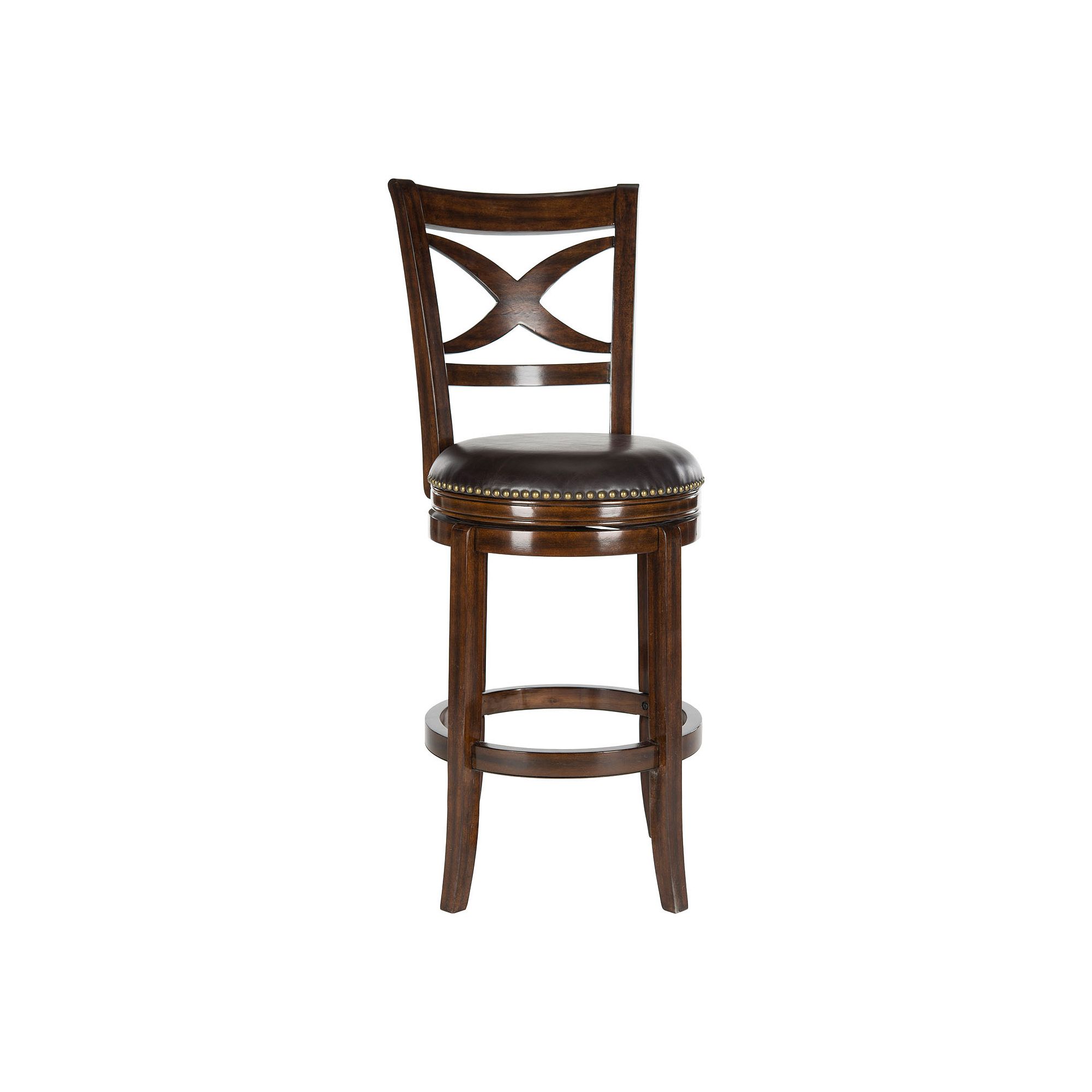 Safavieh Santino Swivel Bar Stool, Brown
