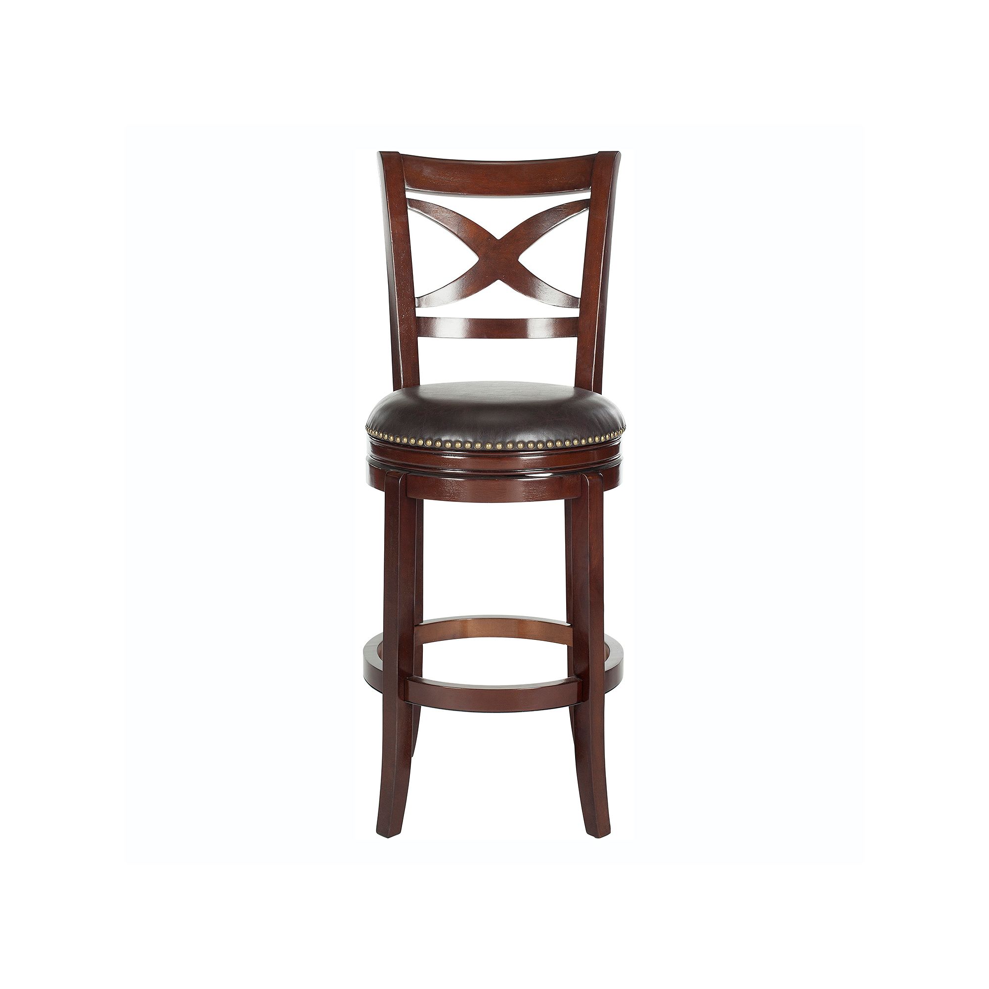 Safavieh Santino Swivel Bar Stool, Sierra Brown