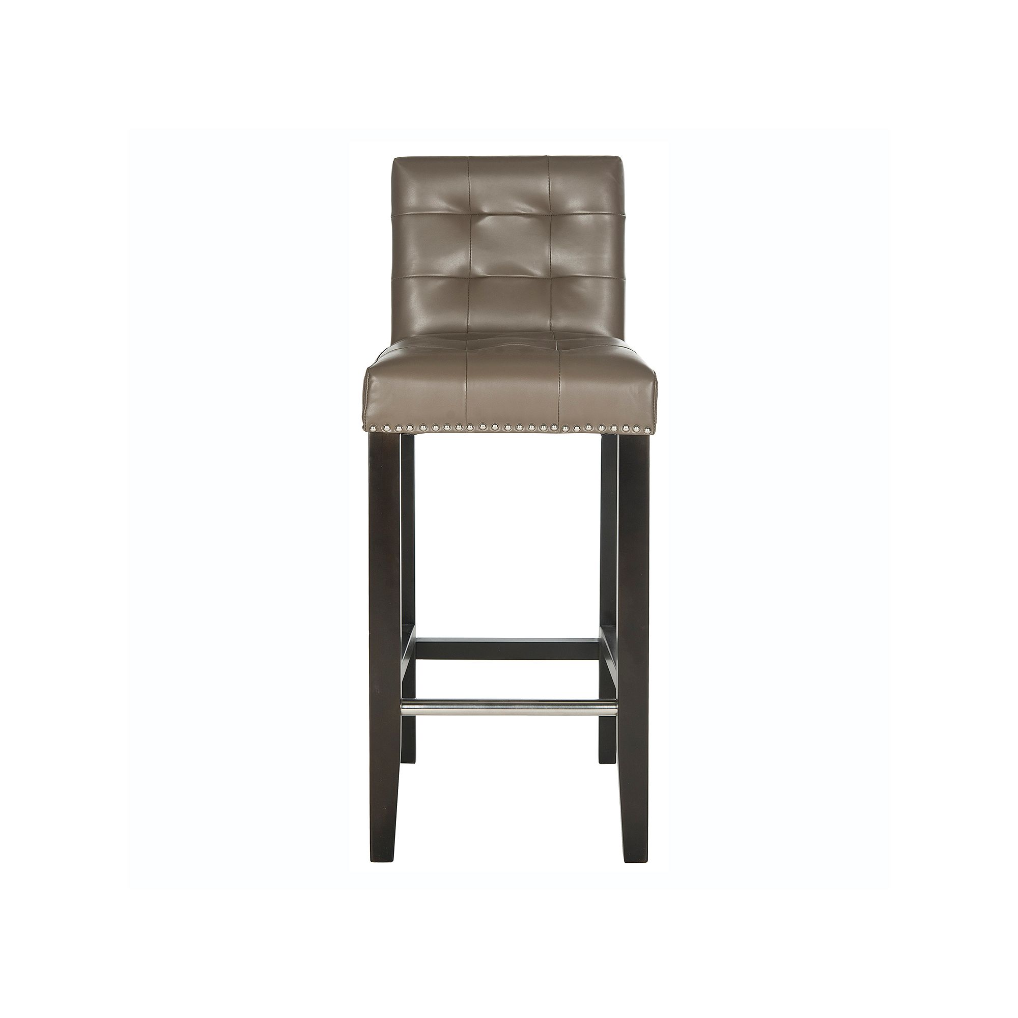 Safavieh Thompson Faux Leather Bar Stool, Clay