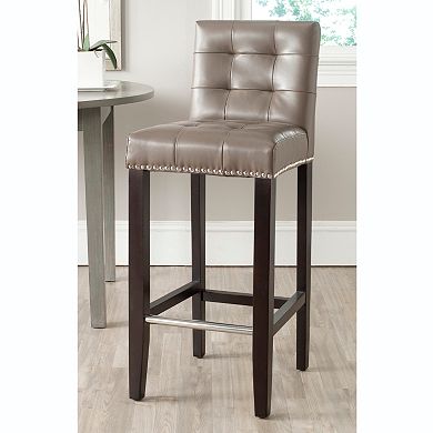 Safavieh Thompson Faux Leather Bar Stool