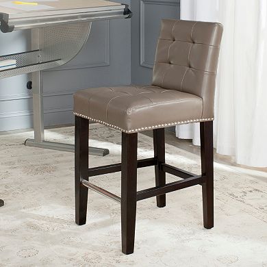 Safavieh Thompson Faux-Leather Counter Stool