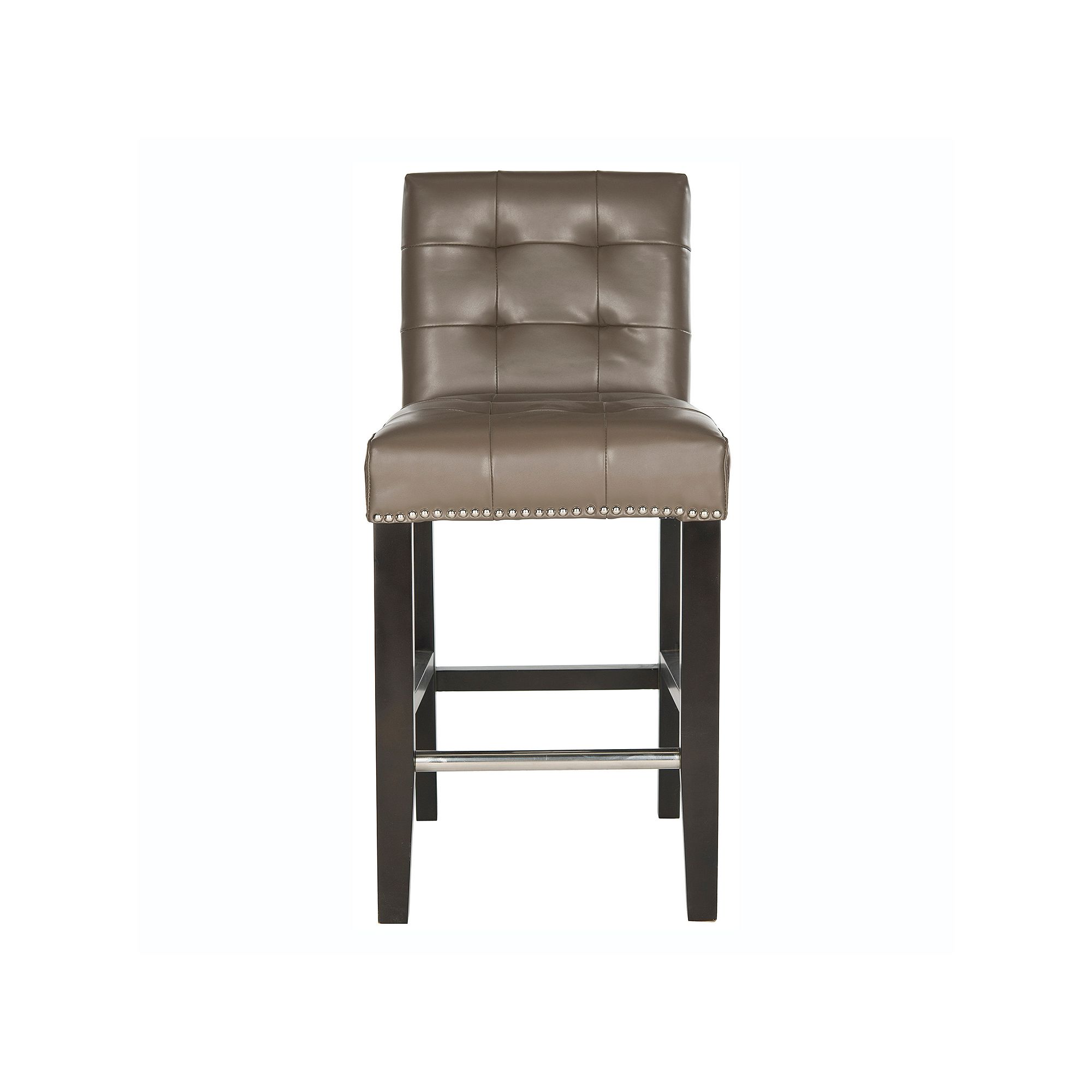 Safavieh Thompson Faux-Leather Counter Stool, Clay