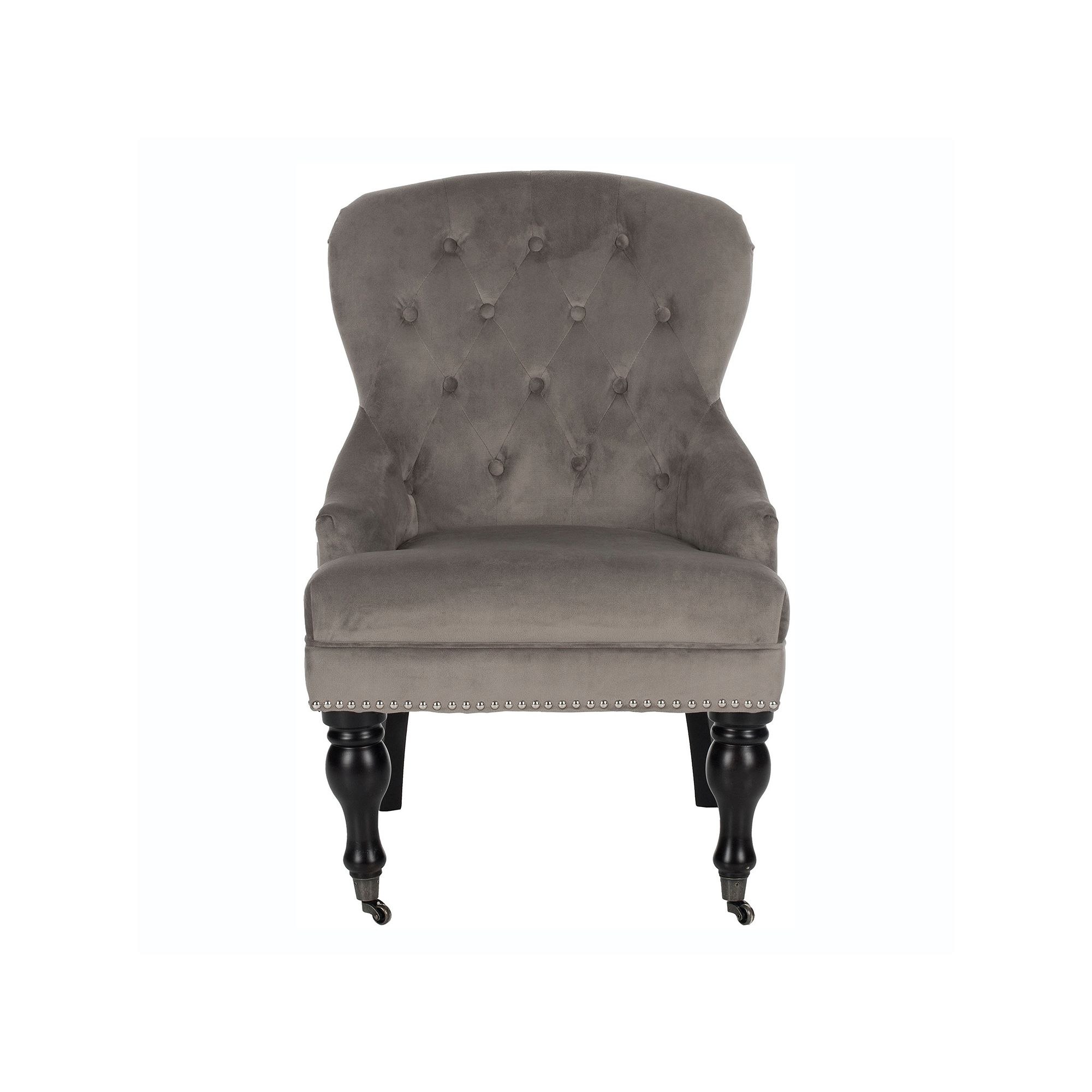 Safavieh Falcon Tufted Arm Chair, Brown