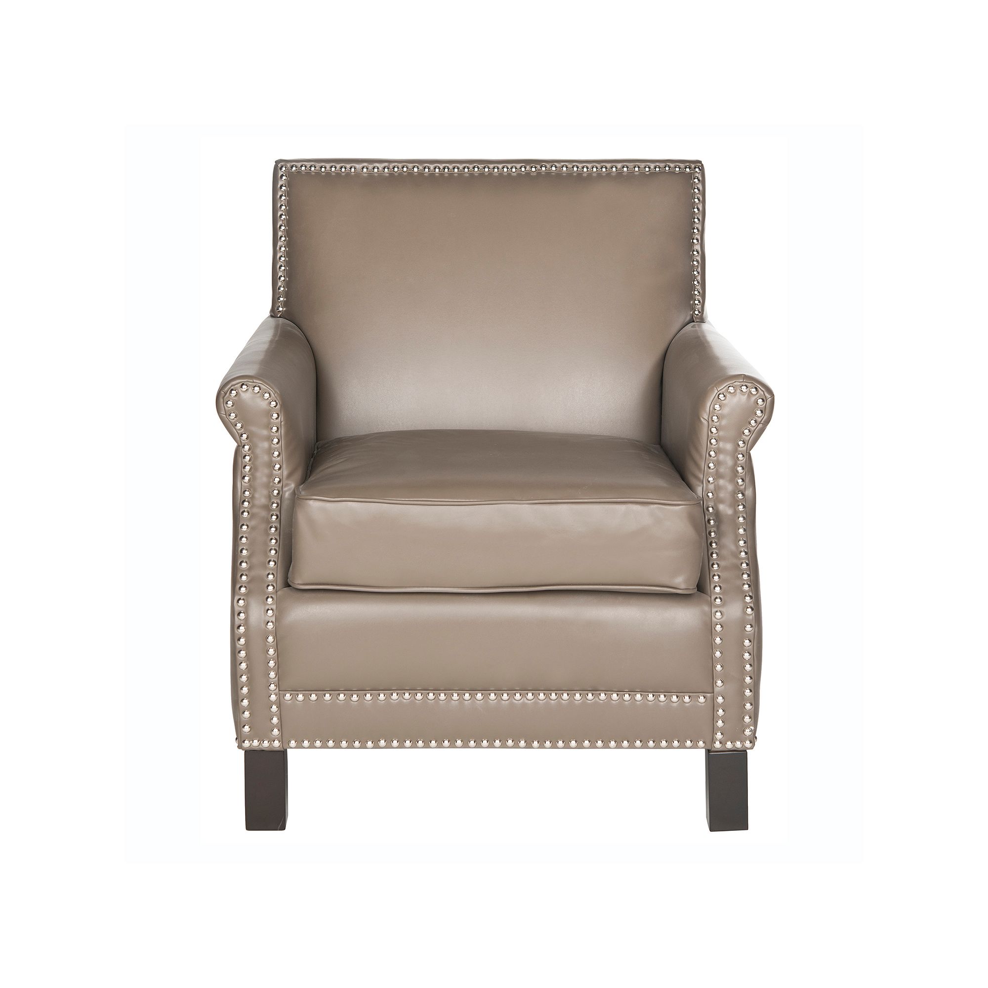 Safavieh Easton Faux Leather Club Chair, Clay
