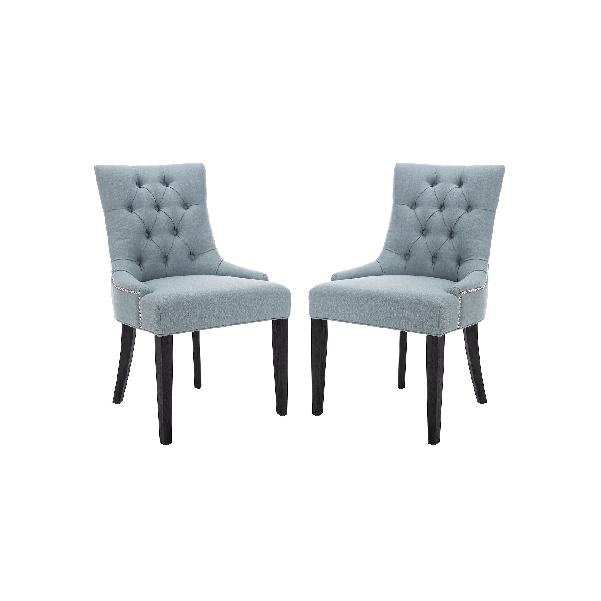 Safavieh 2-piece Ashley Side Chair Set, Light Blue