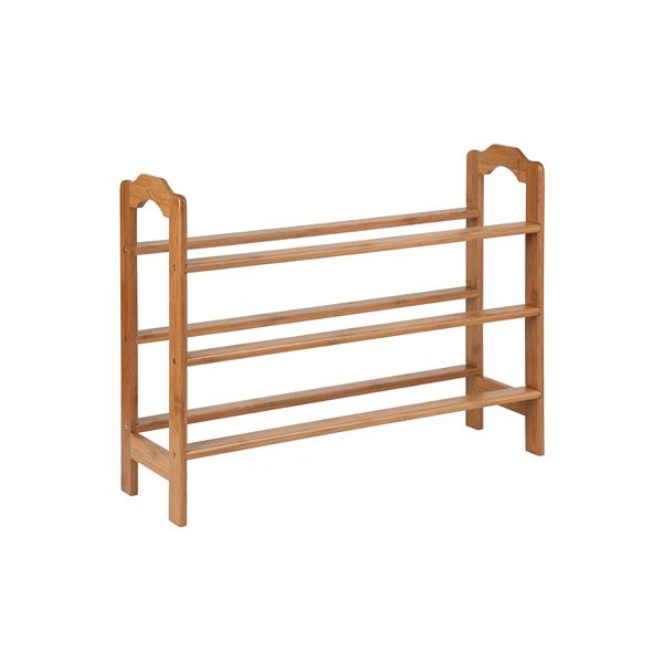 Honey Can Do 3 Tier Bamboo Shoe Rack