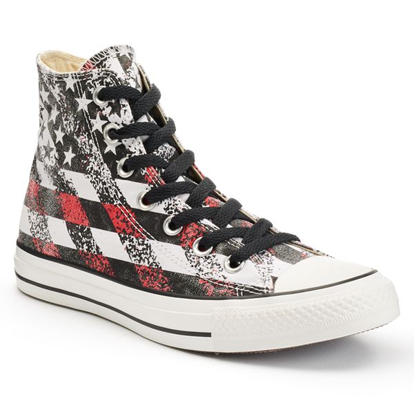 Adult Chuck Taylor Star American Flag High-Top Sneakers