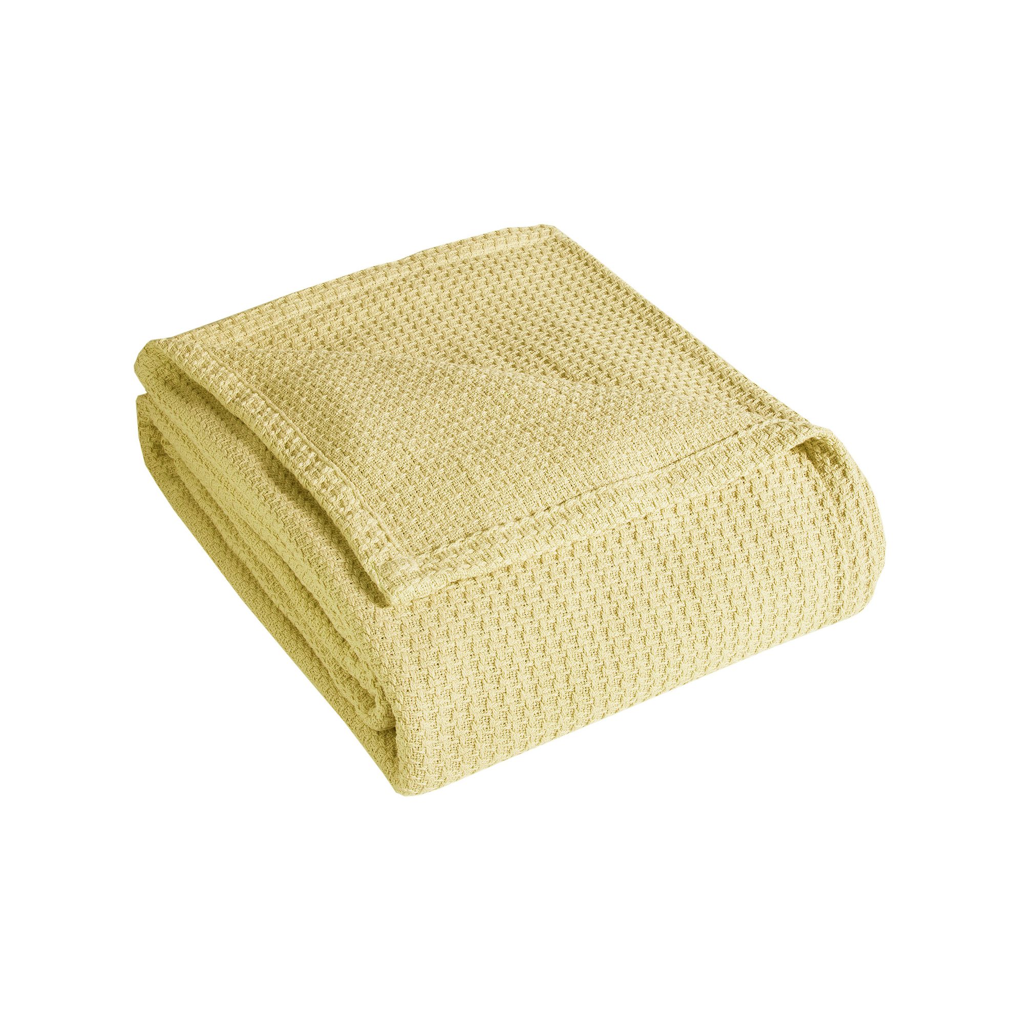 Grand Hotel Cotton Blanket, Yellow
