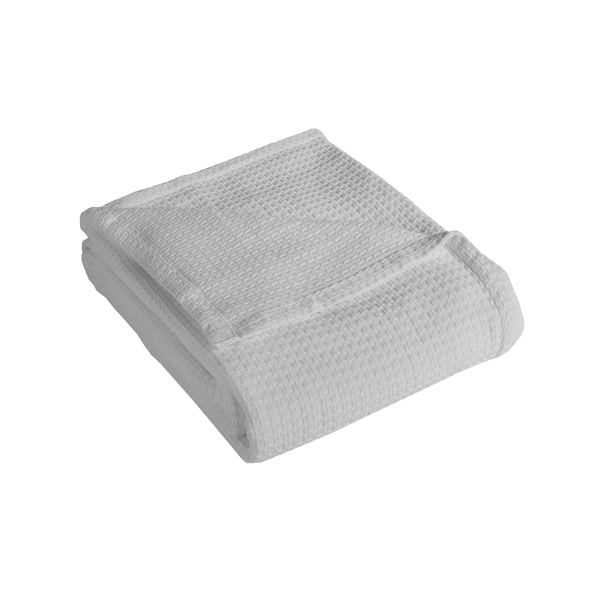 Grand Hotel Cotton Blanket, White