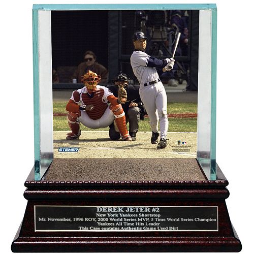 Steiner Sports New York Yankees Derek Jeter Moments First Career Home Run Baseball Case with Authent...