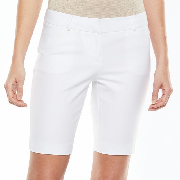 APT.9 Ladies Women's 100% Cotton Summer Cargo Knee-Length Shorts