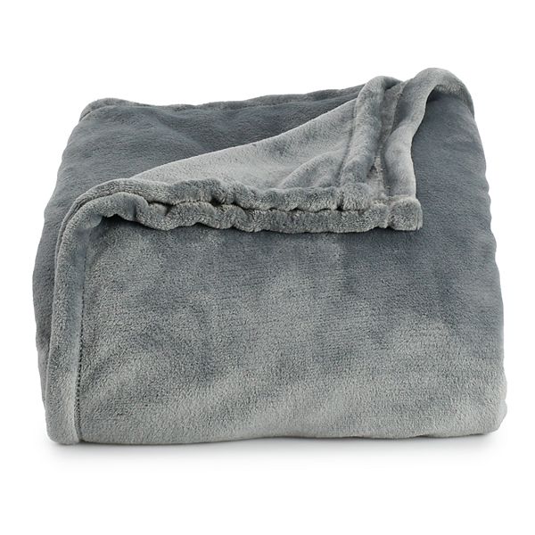 grey soft blanket