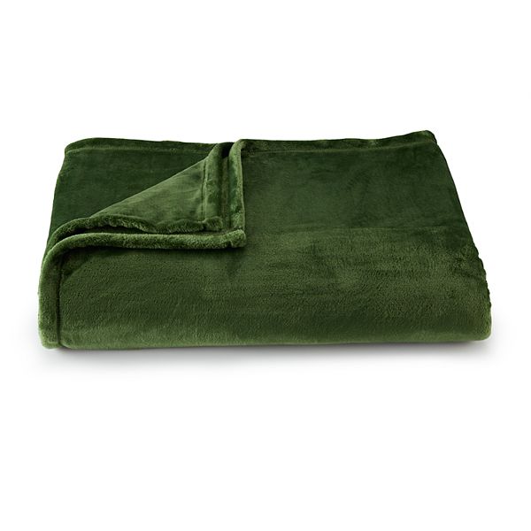The Big One® SuperSoft Plush Blanket Evergreen (TWIN/TWNXL) BrickSeek