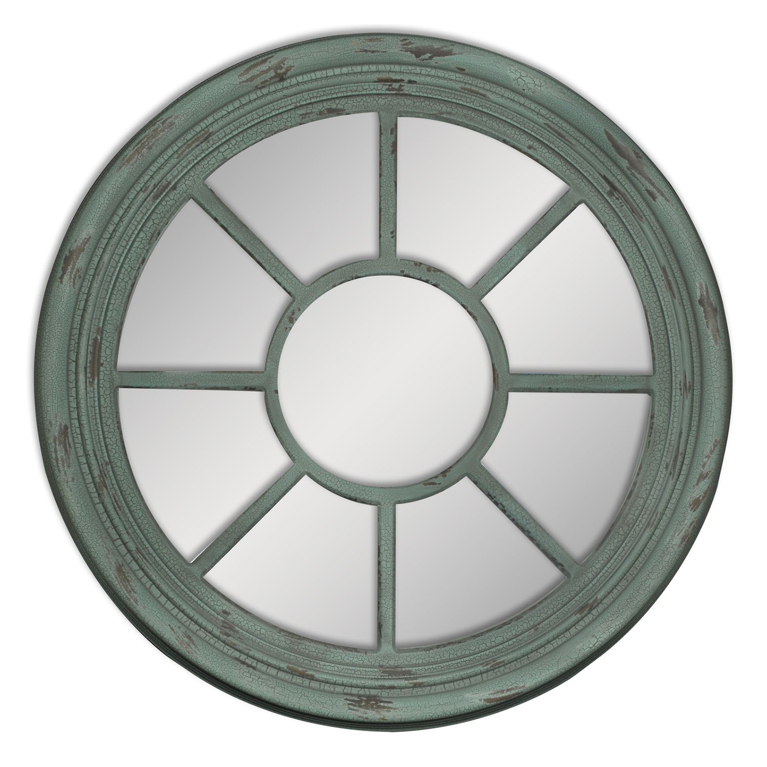 wagon wheel mirror