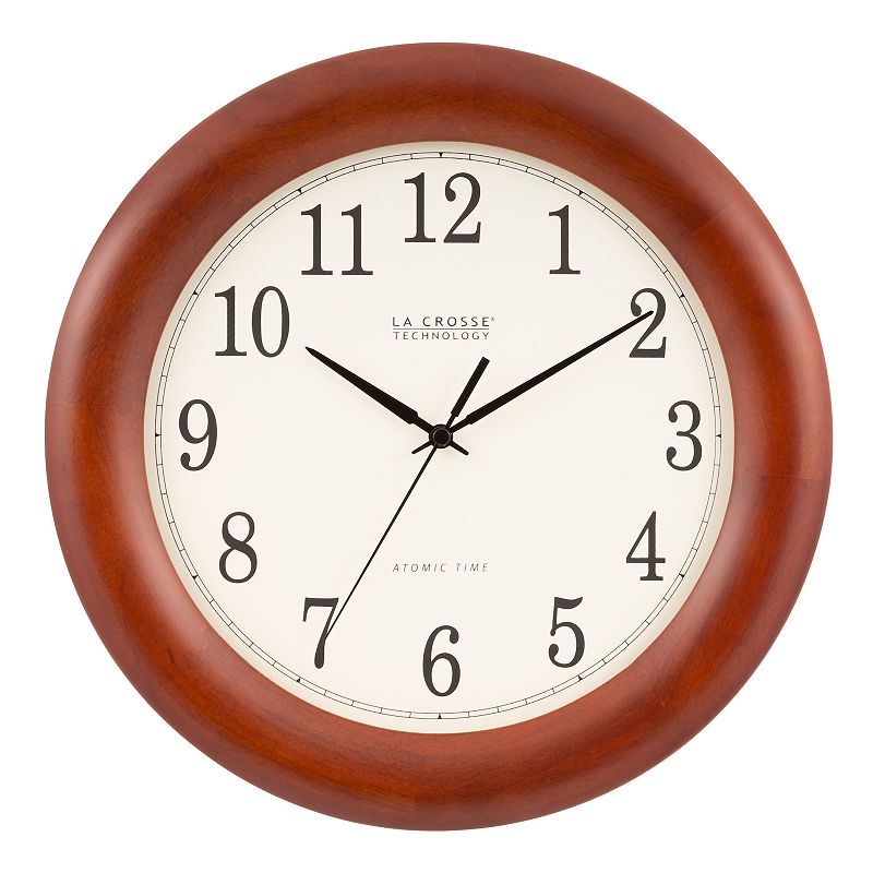 La Crosse Technology 12.5 Atomic Analog Clock, Multicolor