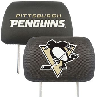 Pittsburgh Penguins 2 pc Head Rest Covers