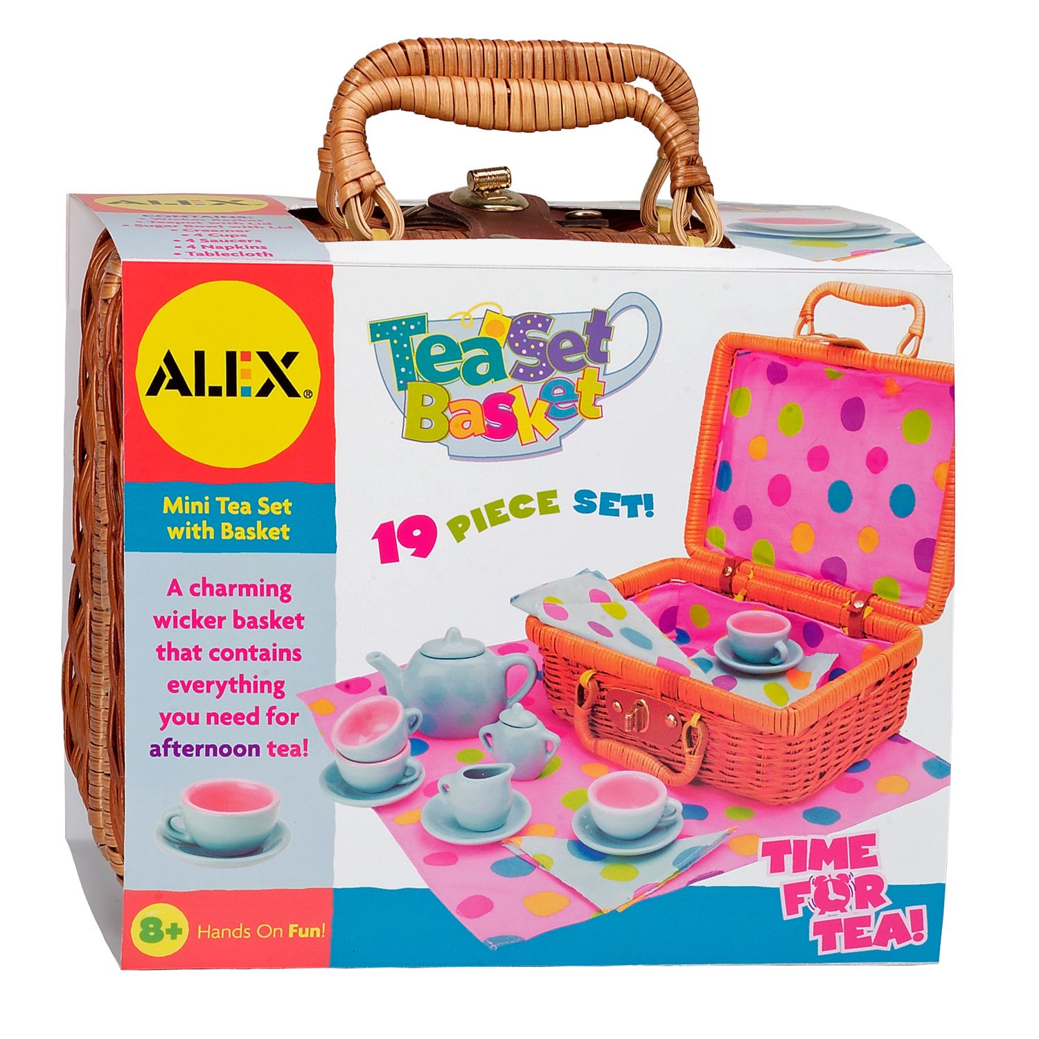 alex tea set basket