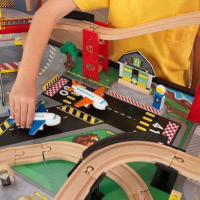 KidKraft Airport Express Train Set and Table