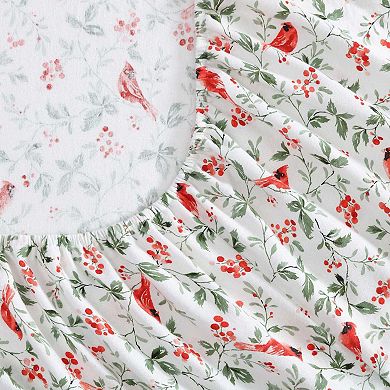 Laura Ashley Brushed Cotton Flannel Sheet Set