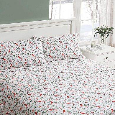 Laura Ashley Brushed Cotton Flannel Sheet Set