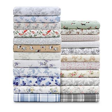 Laura Ashley Flannel Sheet Set