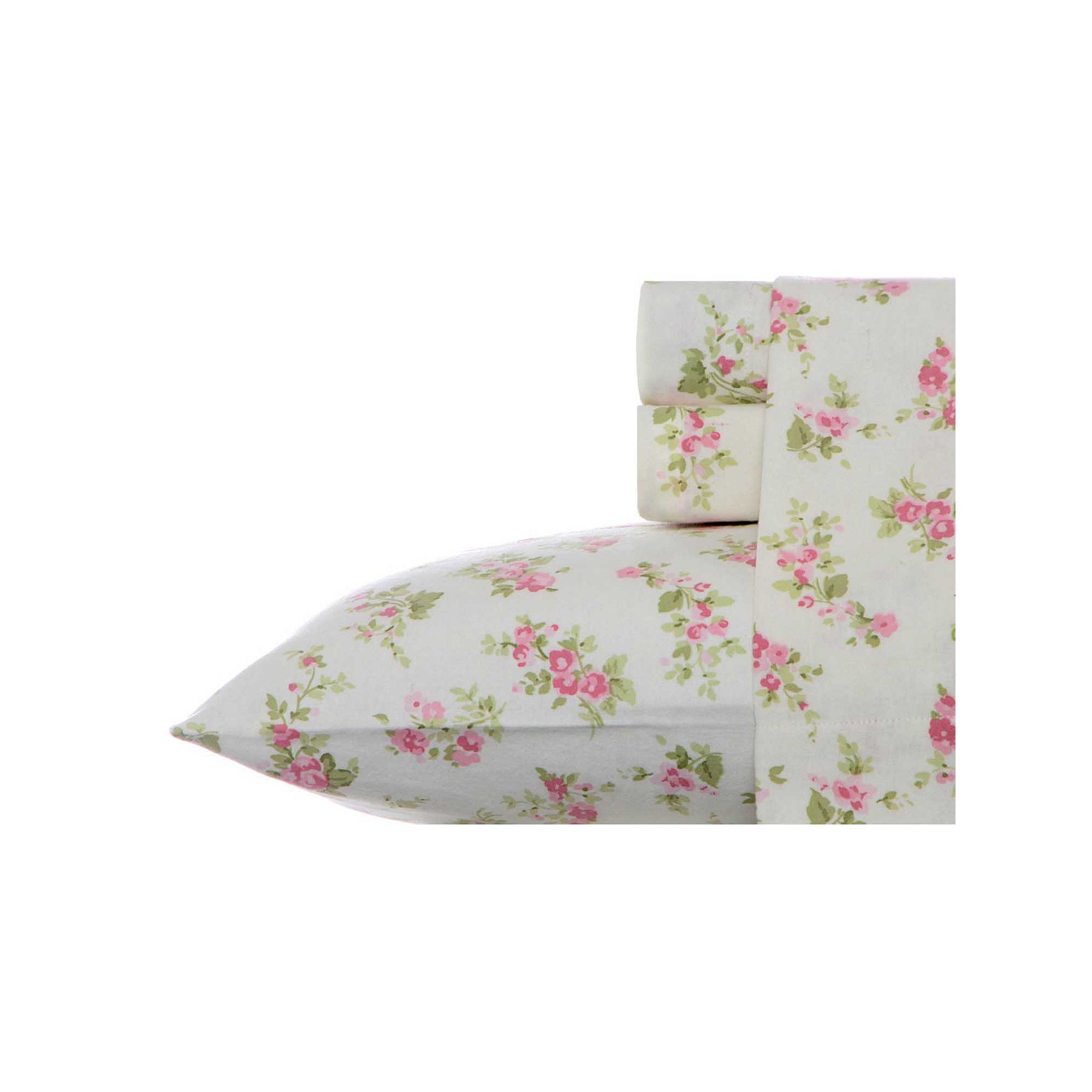 Laura Ashley Brushed Cotton Flannel Sheet Set, Audrey